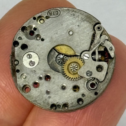 19.7mm Vintage ETA 15 Jewels Manual Wind Watch Movement PARTS REPAIR