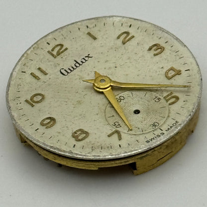 23.6mm Audax Cal 18 Manual Wind Watch Movement Swiss Made Vintage PARTS SPARES