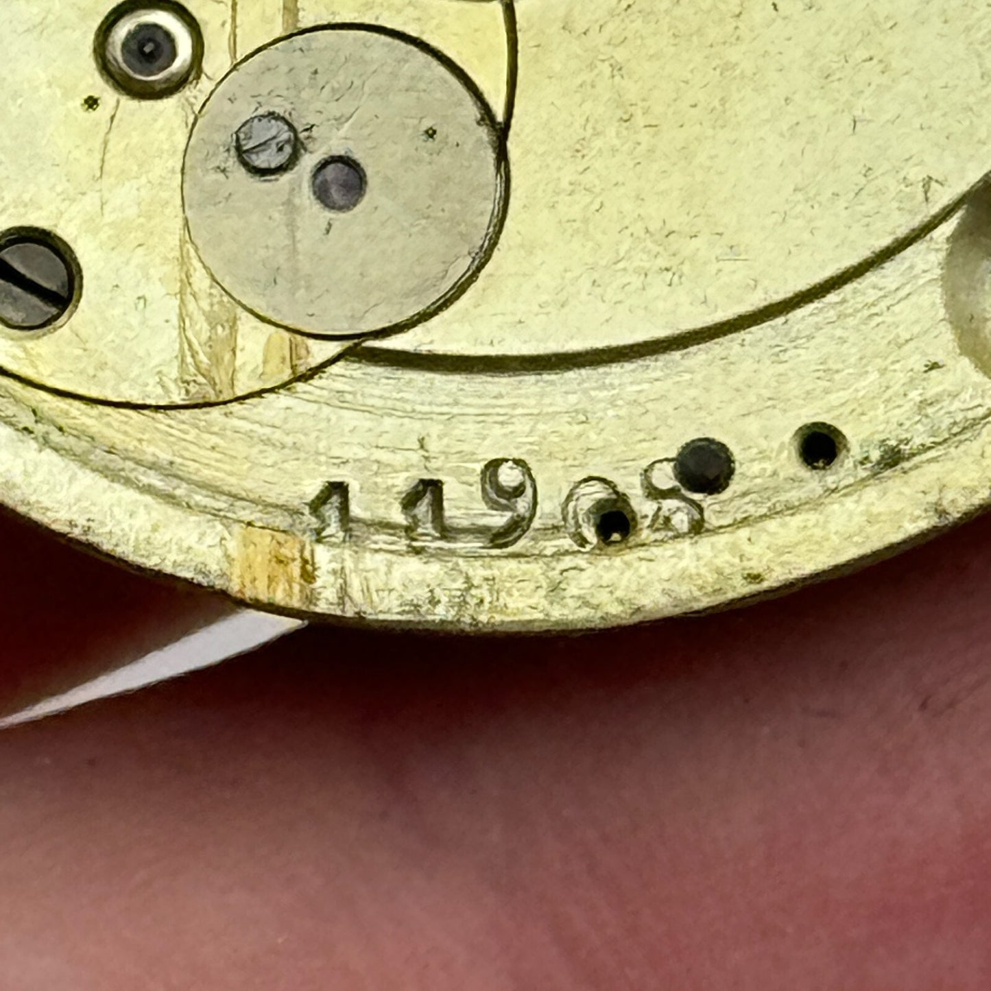 36.2mm Unidentified Antique Key Wound Pocket Watch Movement PARTS REPAIR SPARES