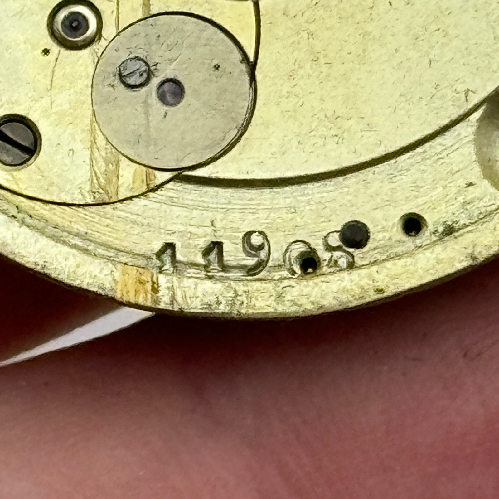 36.2mm Unidentified Antique Key Wound Pocket Watch Movement PARTS REPAIR SPARES