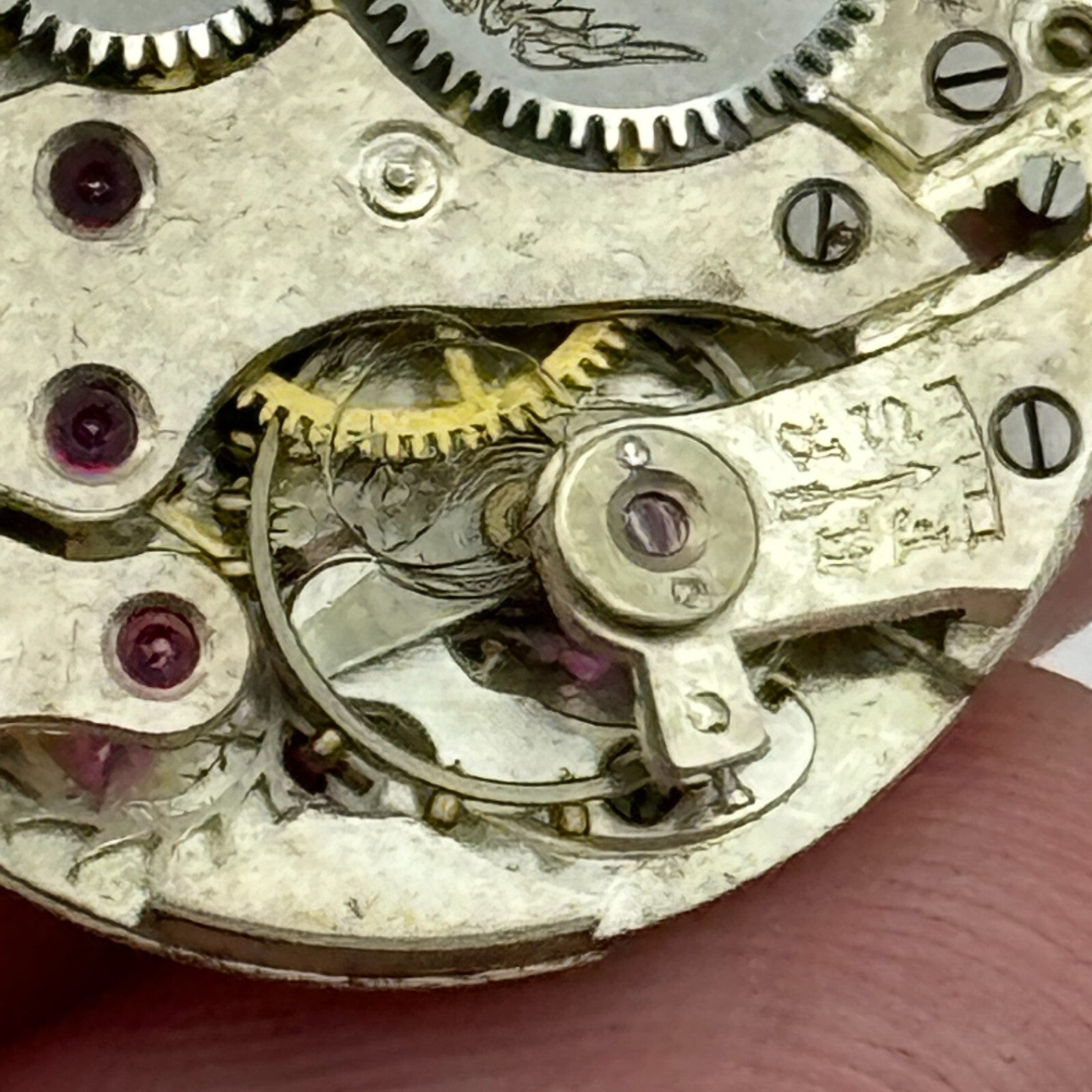 22mm Peseux Rotary 6/240 Swiss 15 Jewels Manual Wind Watch Movement PARTS SPARES