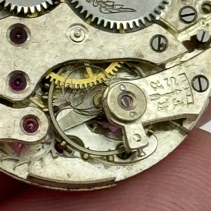 22mm Peseux Rotary 6/240 Swiss 15 Jewels Manual Wind Watch Movement PARTS SPARES