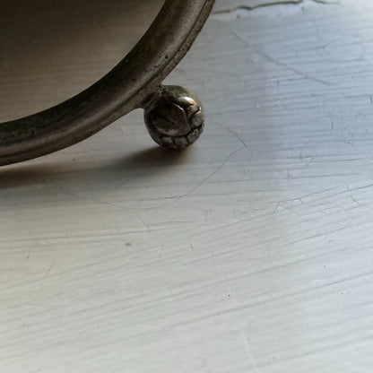 Vintage 8-Day Clock Square Unusual Metal Dore Fab Suisse 6 Jewels To Repair