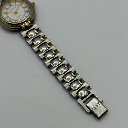 27mm Working Ladies Next Two Tone Roman Numerals Quartz Watch 5.75 Inches