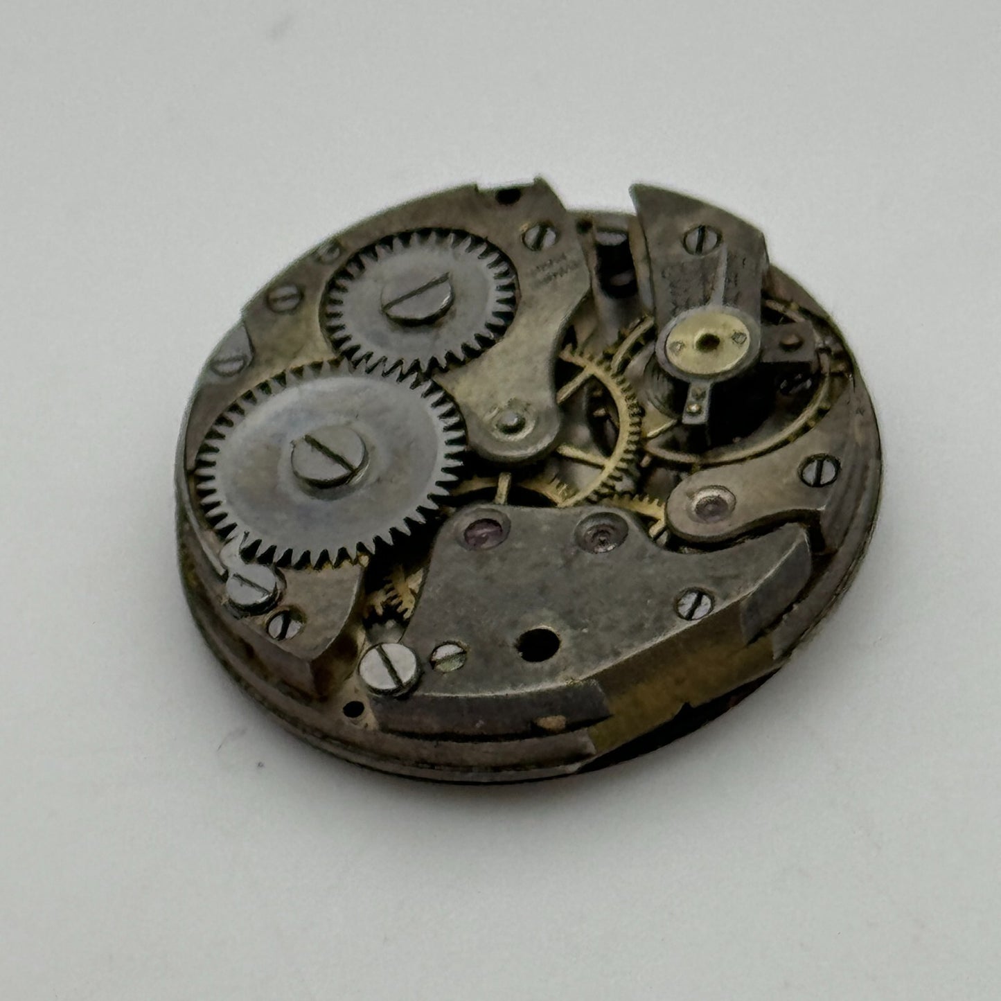 24.8mm Swiss Porcelain Dial Red 12 Trench Manual Wind Watch Movement PARTS