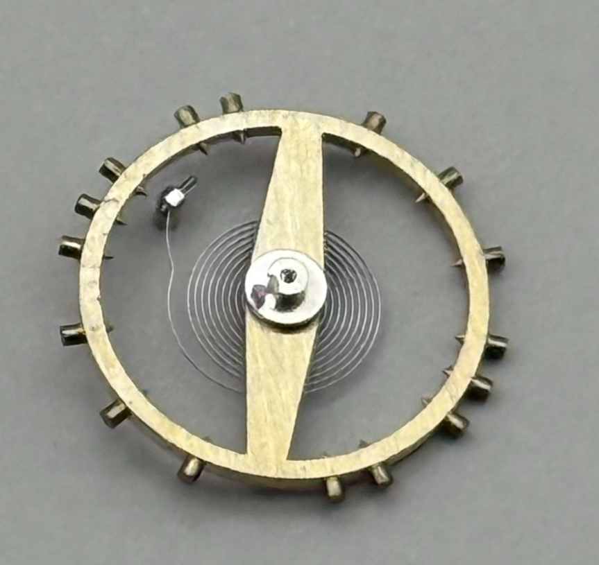 AS 1525 1526 Balance Wheel Complete And Spring  953 M Watch Movement Parts NOS