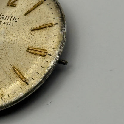 ETA 2390 Watch Movement Atlantic Manual Wind Vintage Swiss Parts Repair 23.3mm
