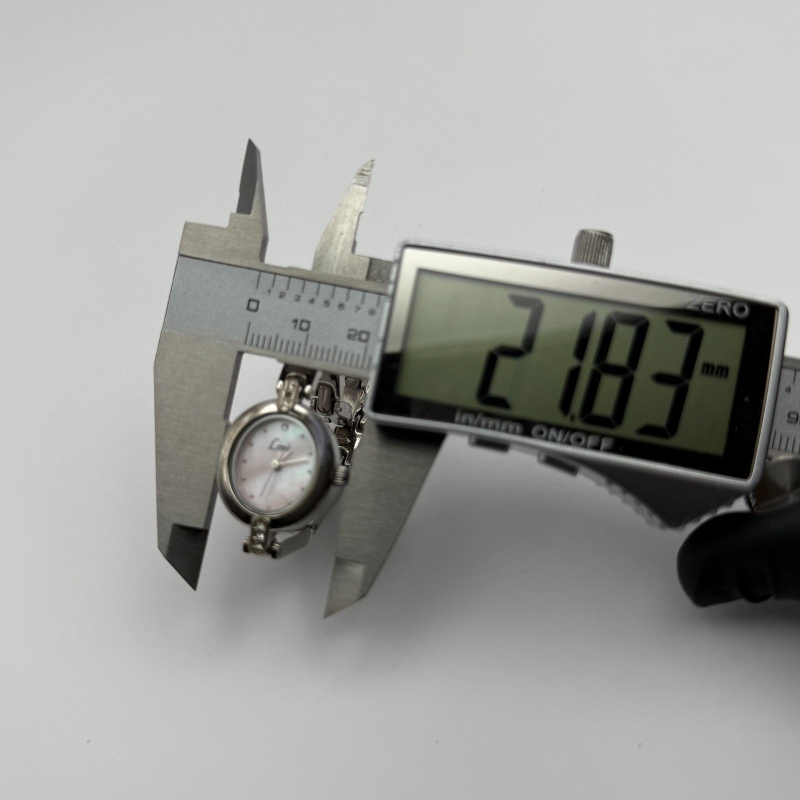 Limit Ladies Quartz Watch Pink MOP Dial Silver Tone Bracelet Working 19mm