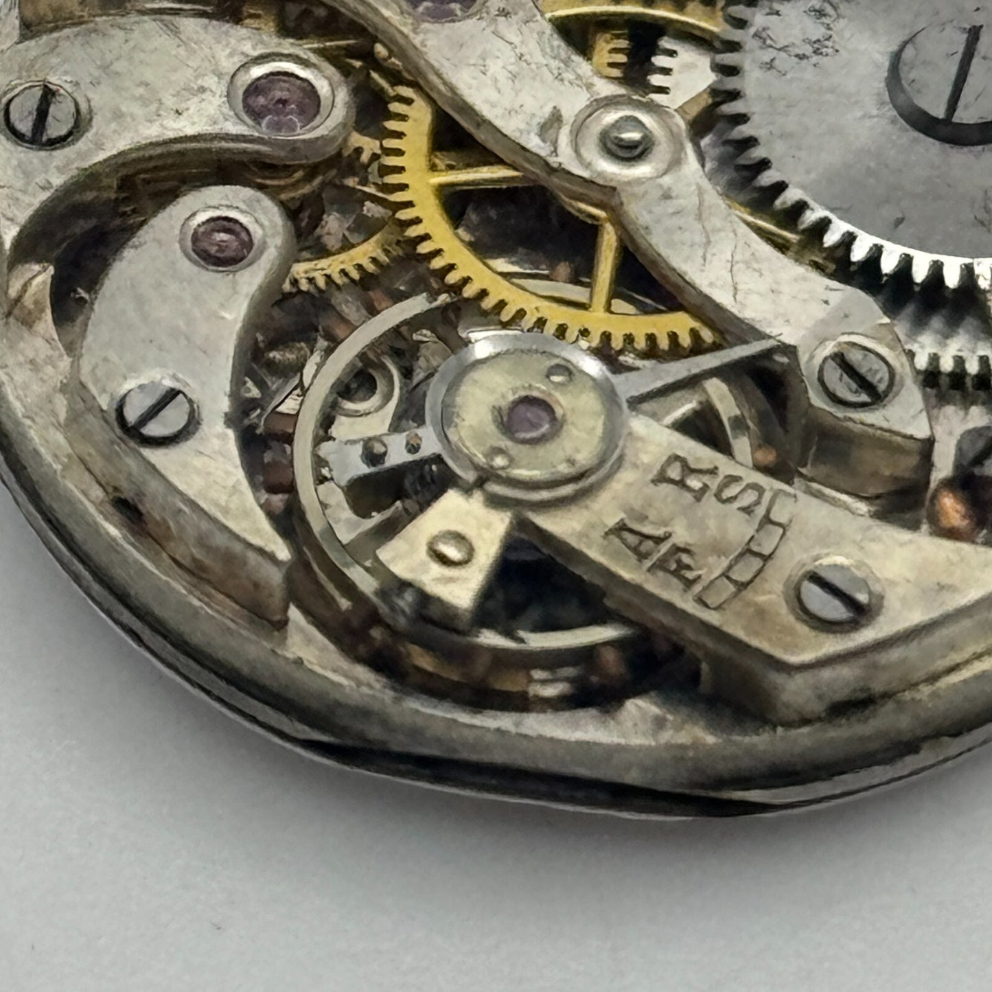 25mm Unidentified Roman Numerals Trench Watch Movement Manual Wind PARTS SPARES