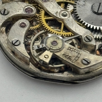 25mm Unidentified Roman Numerals Trench Watch Movement Manual Wind PARTS SPARES