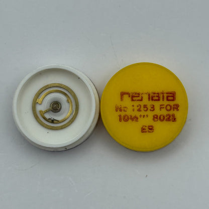 EB 8021 Balance Wheel Complete And Spring  10½’’’ 1253 Watch Movement Parts NOS