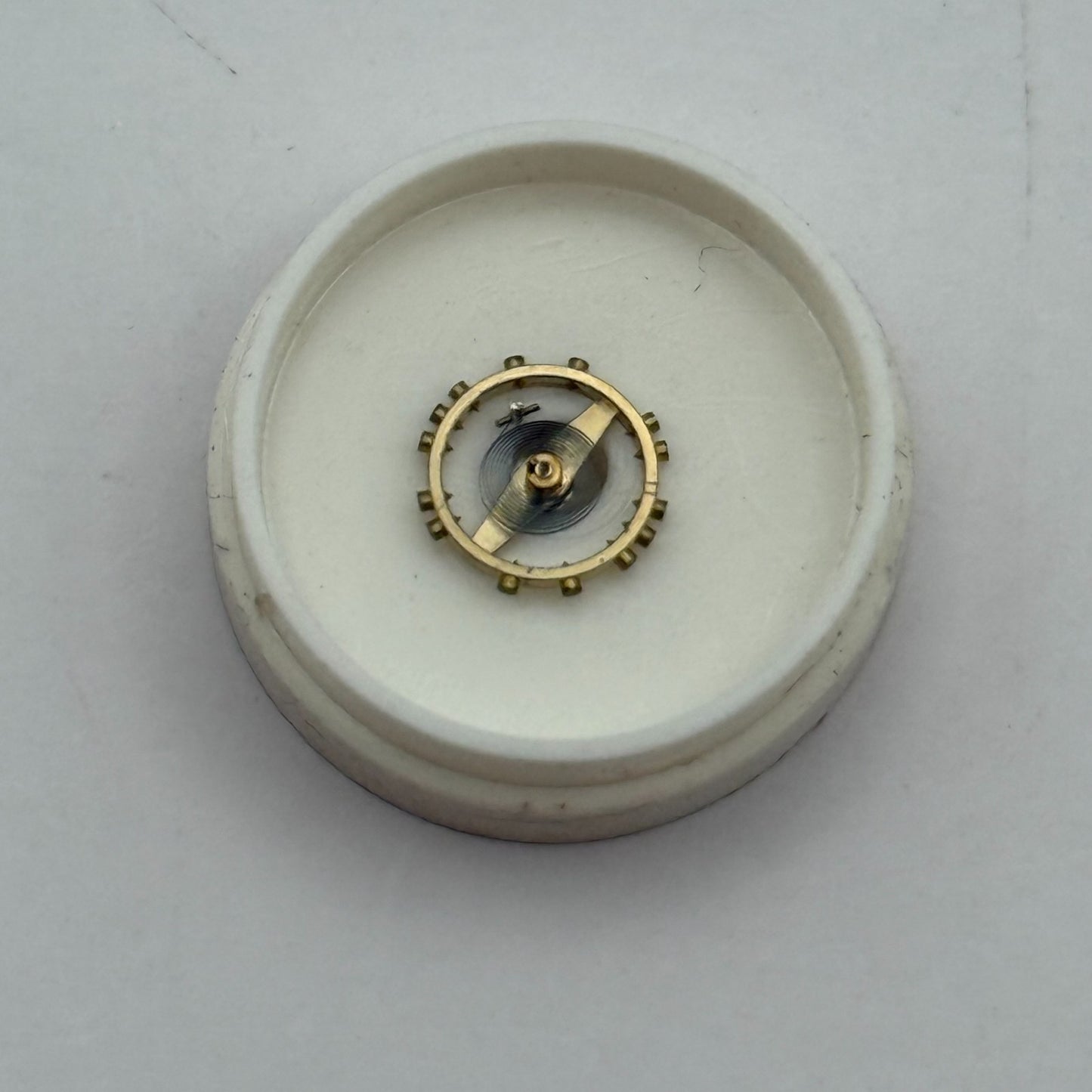 AS 976 1012 Balance Wheel Complete And Spring  29 M Watch Movement Parts NOS
