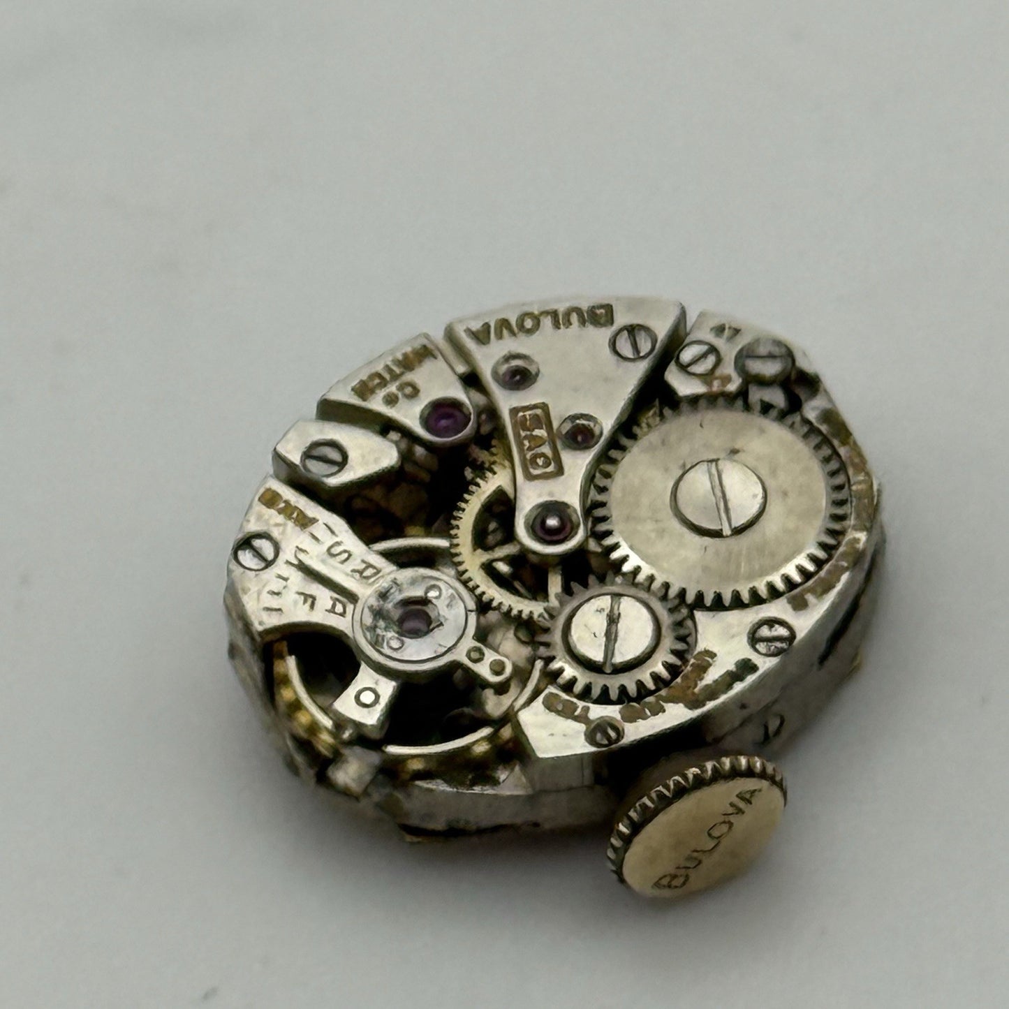 13mm Running Vintage Ladies Bulova 5AC Manual Wind Swiss Watch Movement PARTS