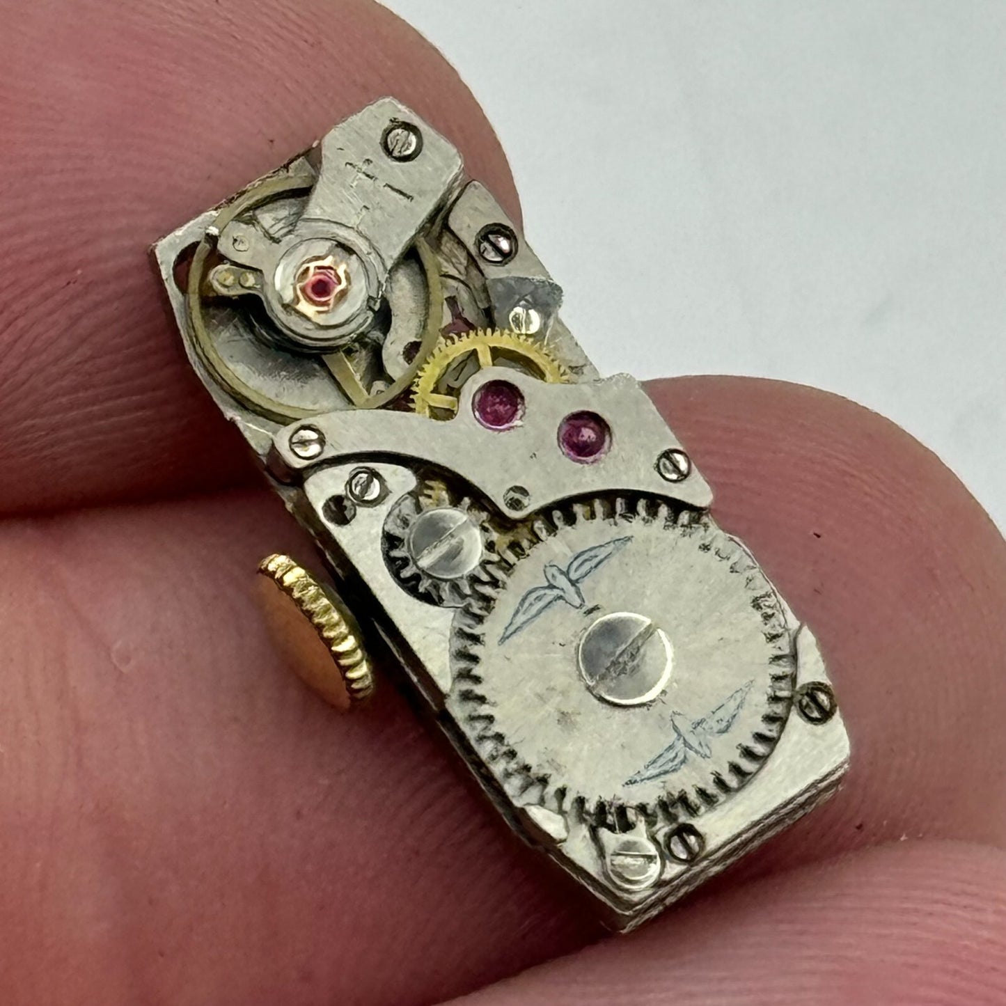 9mm Ladies Rotary FHF 59-21 Tank Watch Movement Manual Wind Swiss PARTS SPARES