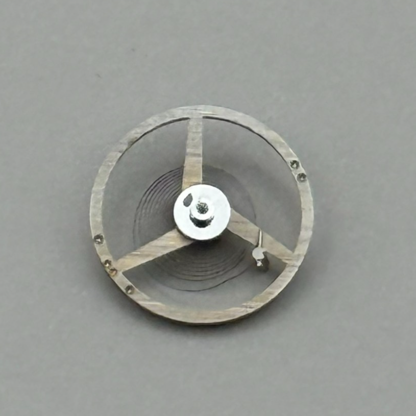 FHF 57 Balance Wheel Complete And Spring 6¾’’’ 1611 M Watch Movement Parts NOS