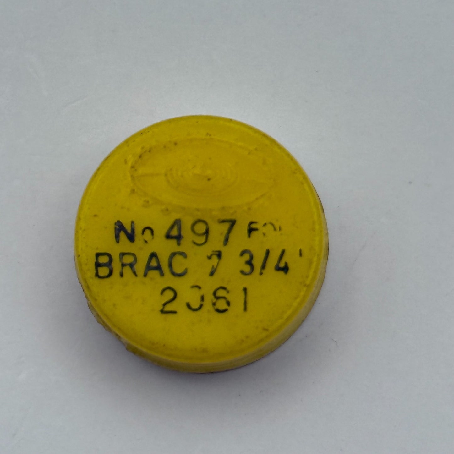 Brac 2061 Balance Wheel Complete And Spring 7¾’’’ 497 Watch Movement Parts 