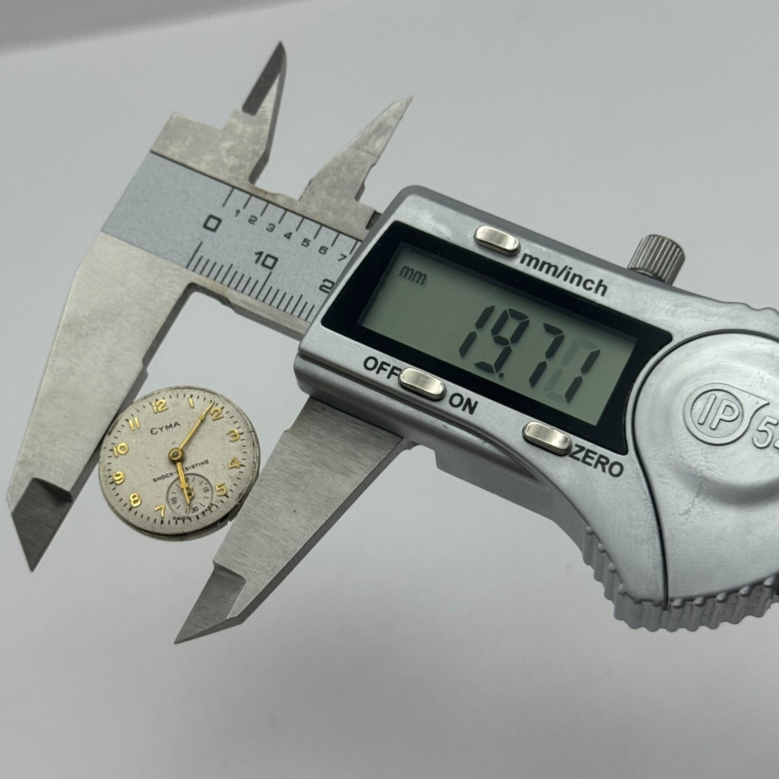 19.7mm Cyma Ref 424k Sub Seconds Manual Wind Watch Movement Swiss Vintage PARTS