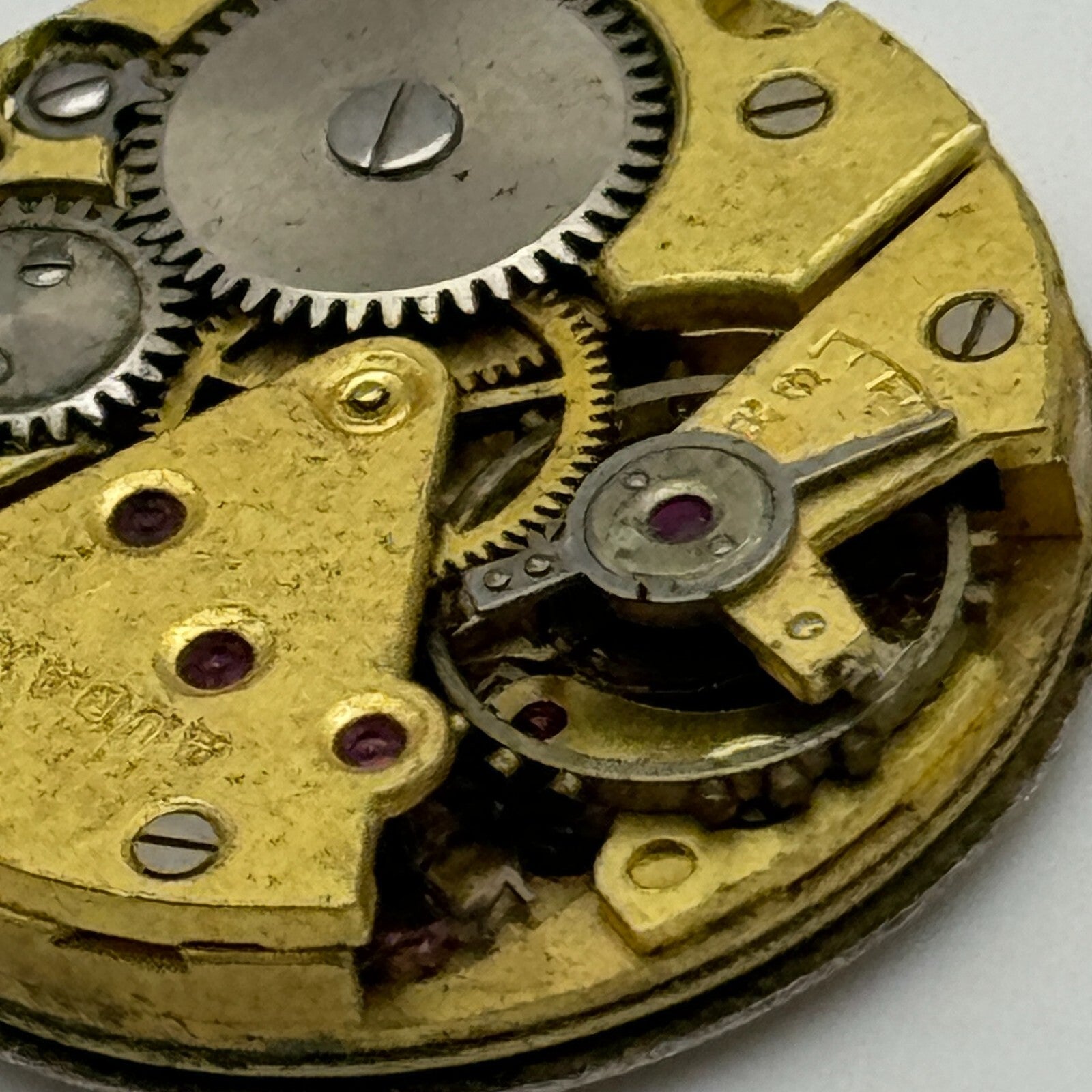 23.6mm Audax Cal 18 Manual Wind Watch Movement Swiss Made Vintage PARTS SPARES