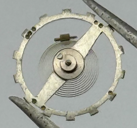 EB 1431 Balance Wheel Complete And Spring 8 3/4’’’ 120 Watch Movement Parts NOS