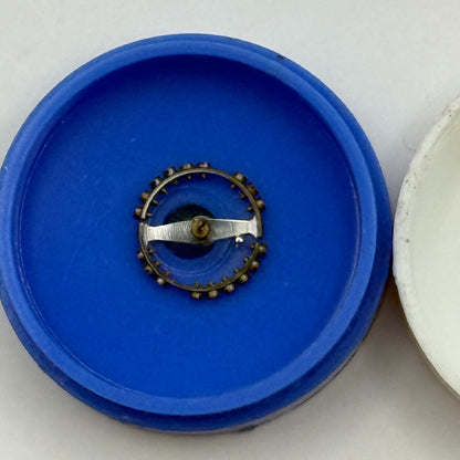 Omega 11.5 R Balance Wheel Complete And Spring 530 Watch Movement Parts NOS 