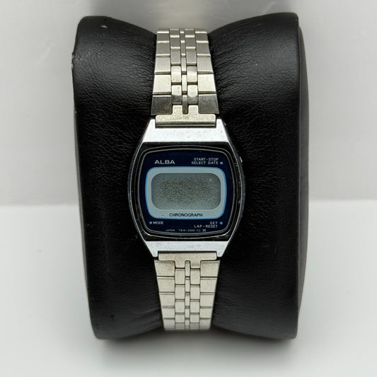 Seiko Alba Ladies Digital Chronograph Quartz Watch 23mm UNTESTED PARTS