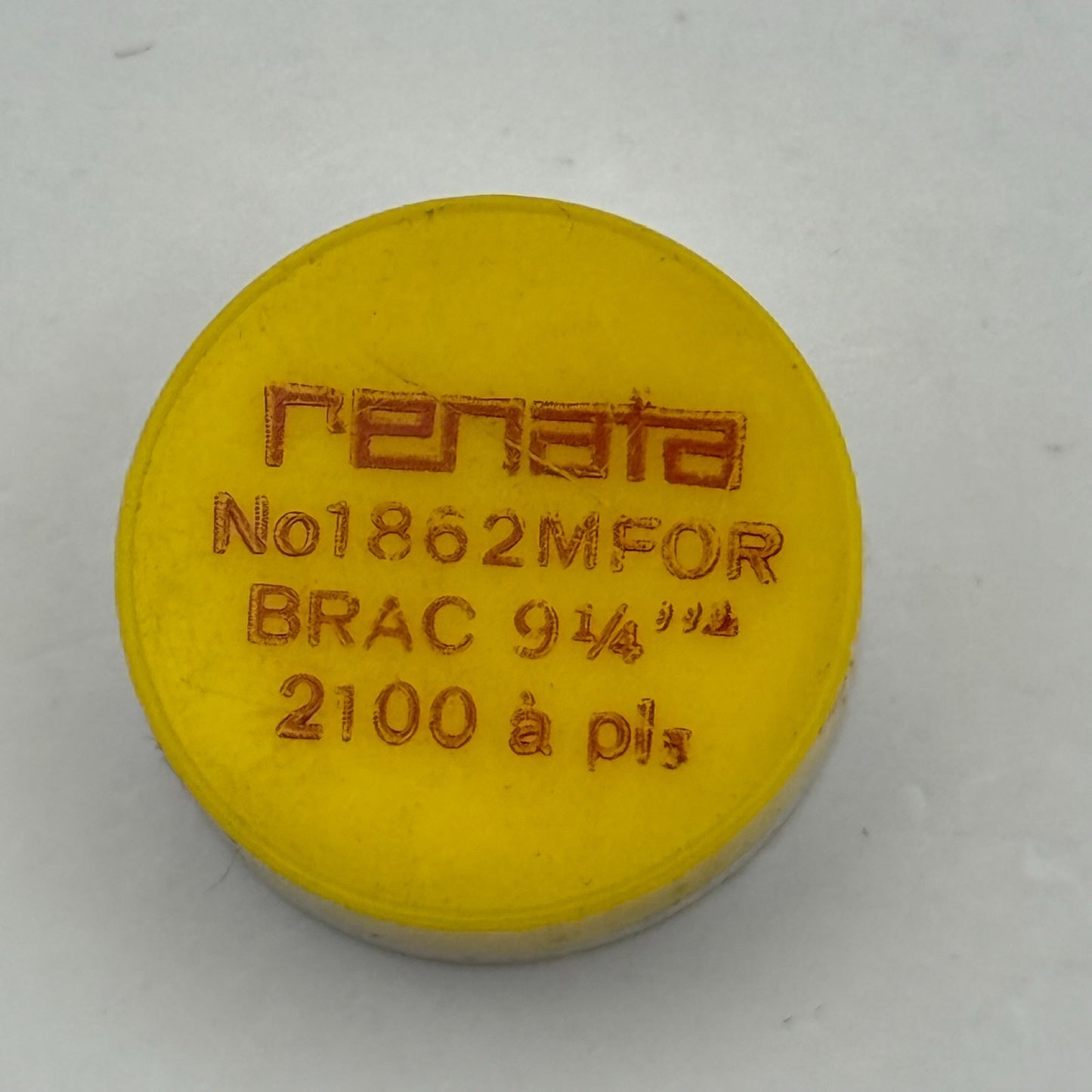 Brac 2100 Balance Wheel Complete And Spring 9¼’’’ 1862 M Watch Movement Parts 