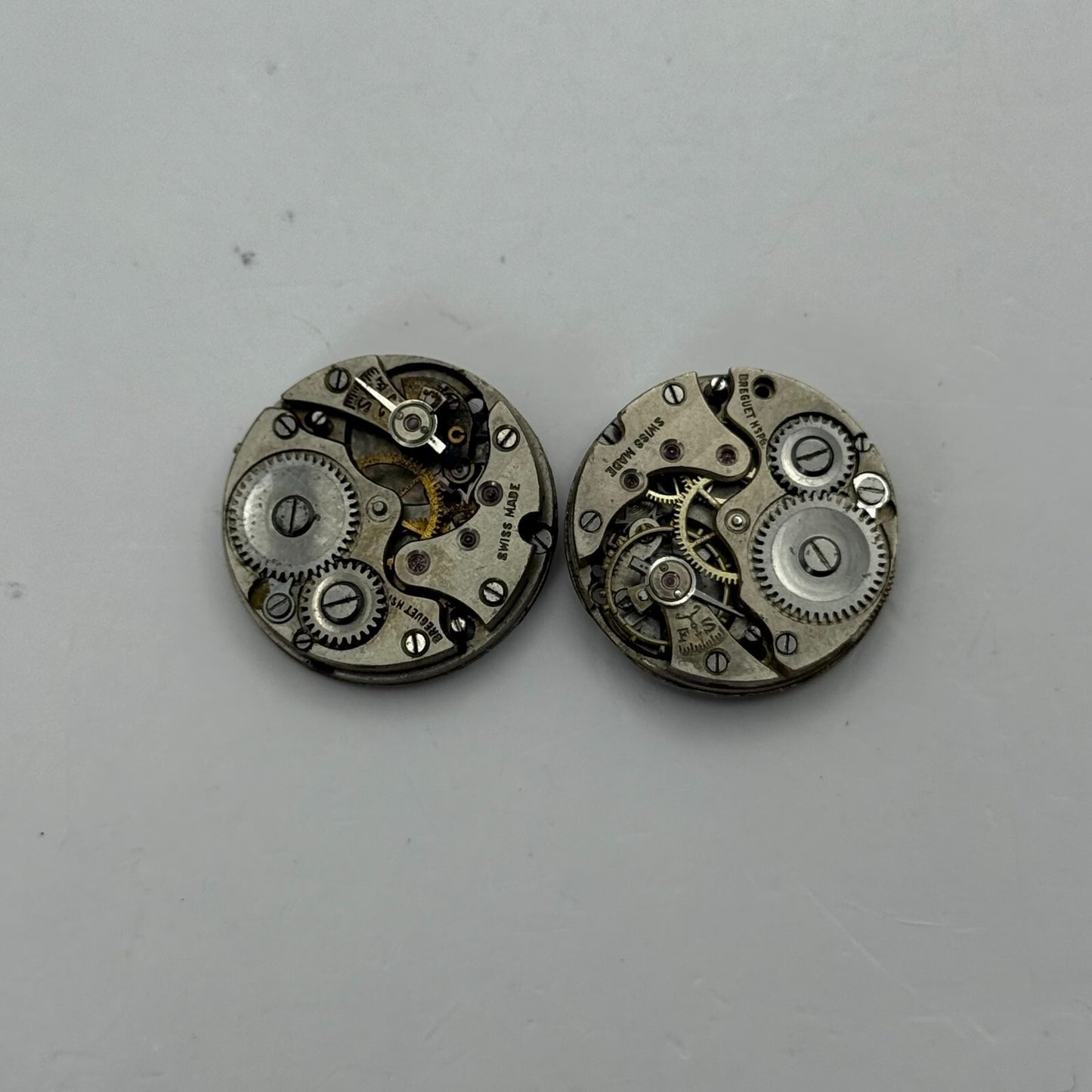 Breguet HSBG Watch Movement 2 x Manual Wind  Vintage Swiss Made Parts Repair
