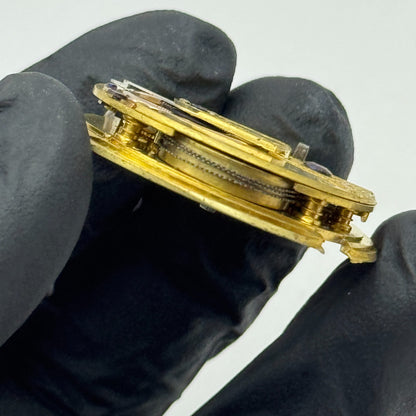 Fusee Pocket Watch Movement Antique English Key Wound Parts Repair Spares 35.9mm