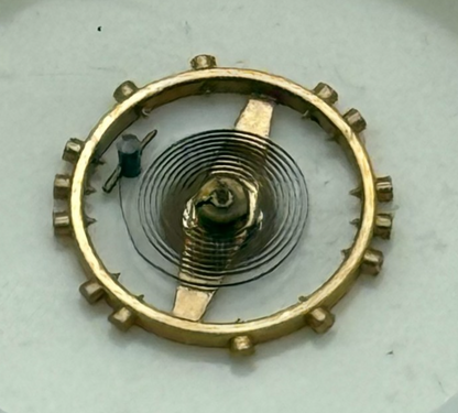 ETA 761, 1201 Balance Wheel Complete And Spring  145 Watch Movement Parts NOS