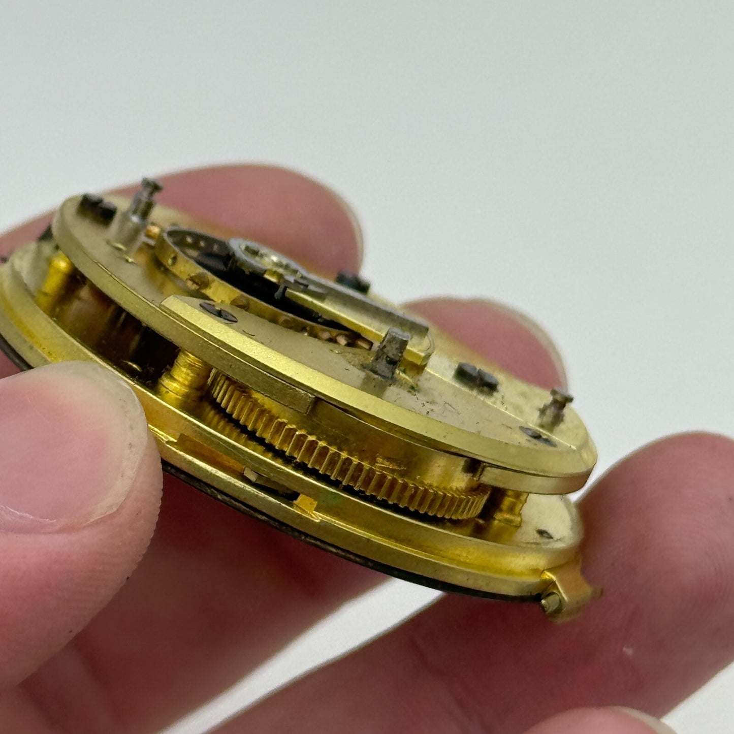 44.9mm Antique J G Graves Sheffield English Express Lever Pocket Watch Movement