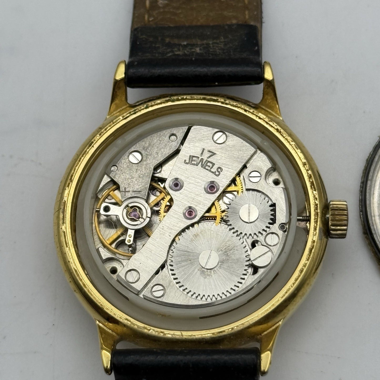 35mm Running Vintage Men’s Sekonda 17 Jewels Manual Wind Date Watch PARTS REPAIR