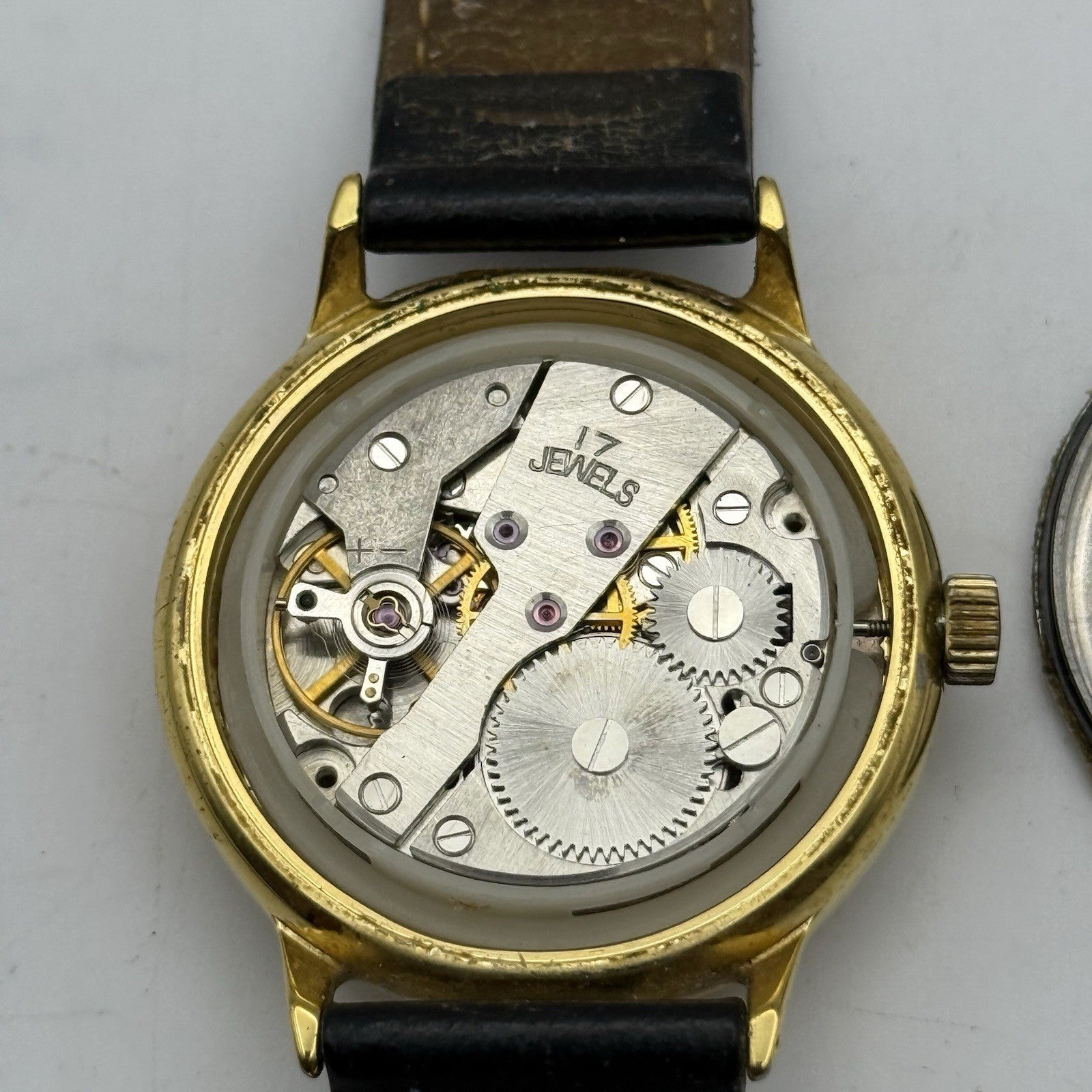 35mm Running Vintage Men’s Sekonda 17 Jewels Manual Wind Date Watch PARTS REPAIR