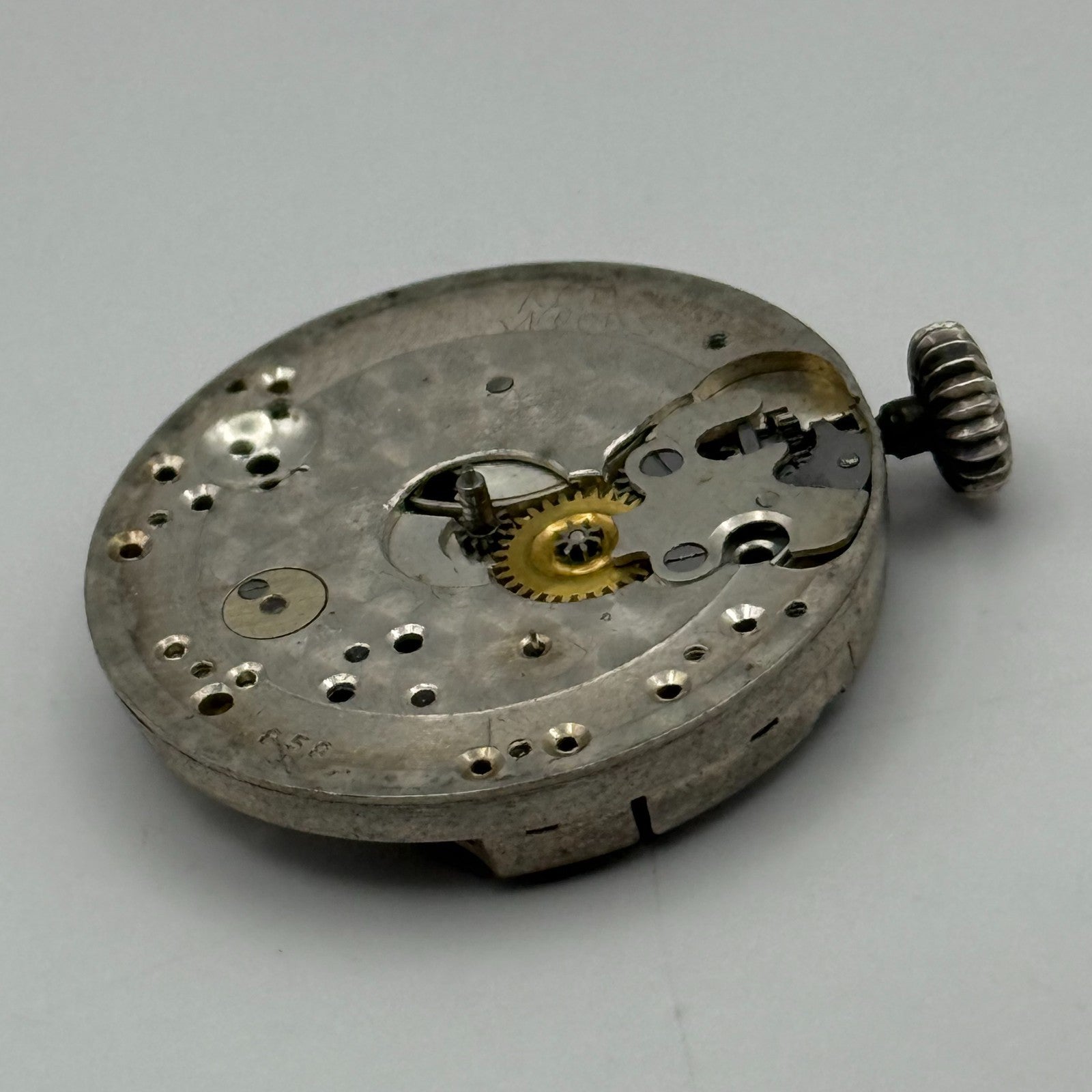 Depose 858 Patent 51482 Trench Watch Movement Manual Wind Vintage Parts 24.8mm