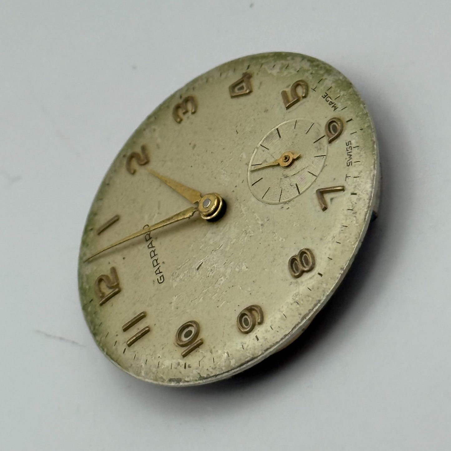 ETA 1120 Watch Movement Garrard Manual Wind Vintage Swiss Parts Repair 26.6mm