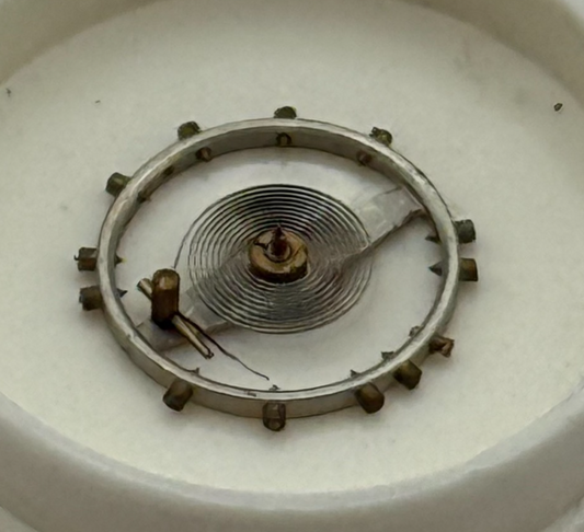 Pierce 100 103 Balance Wheel Complete And Spring 233 Watch Movement Parts NOS