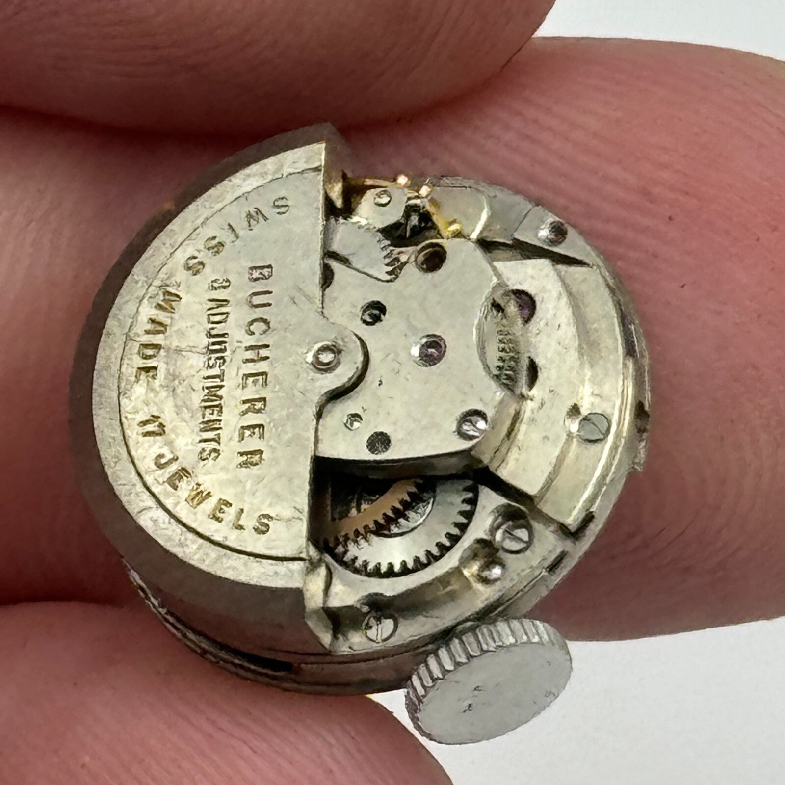 16.1mm Running Bucherer AS 1477 Automatic Ladies Swiss Watch Movement PARTS