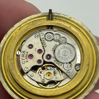 29.4mm Tavannes Cyma R474.2 Manual Wind Watch Movement Vintage Swiss PARTS SPARE