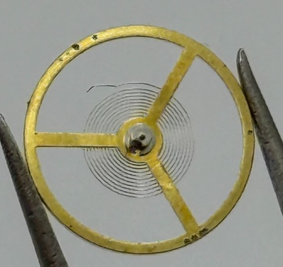 c.603 Balance Wheel Complete And Spring 10 1/2''' Watch Movement Parts NOS