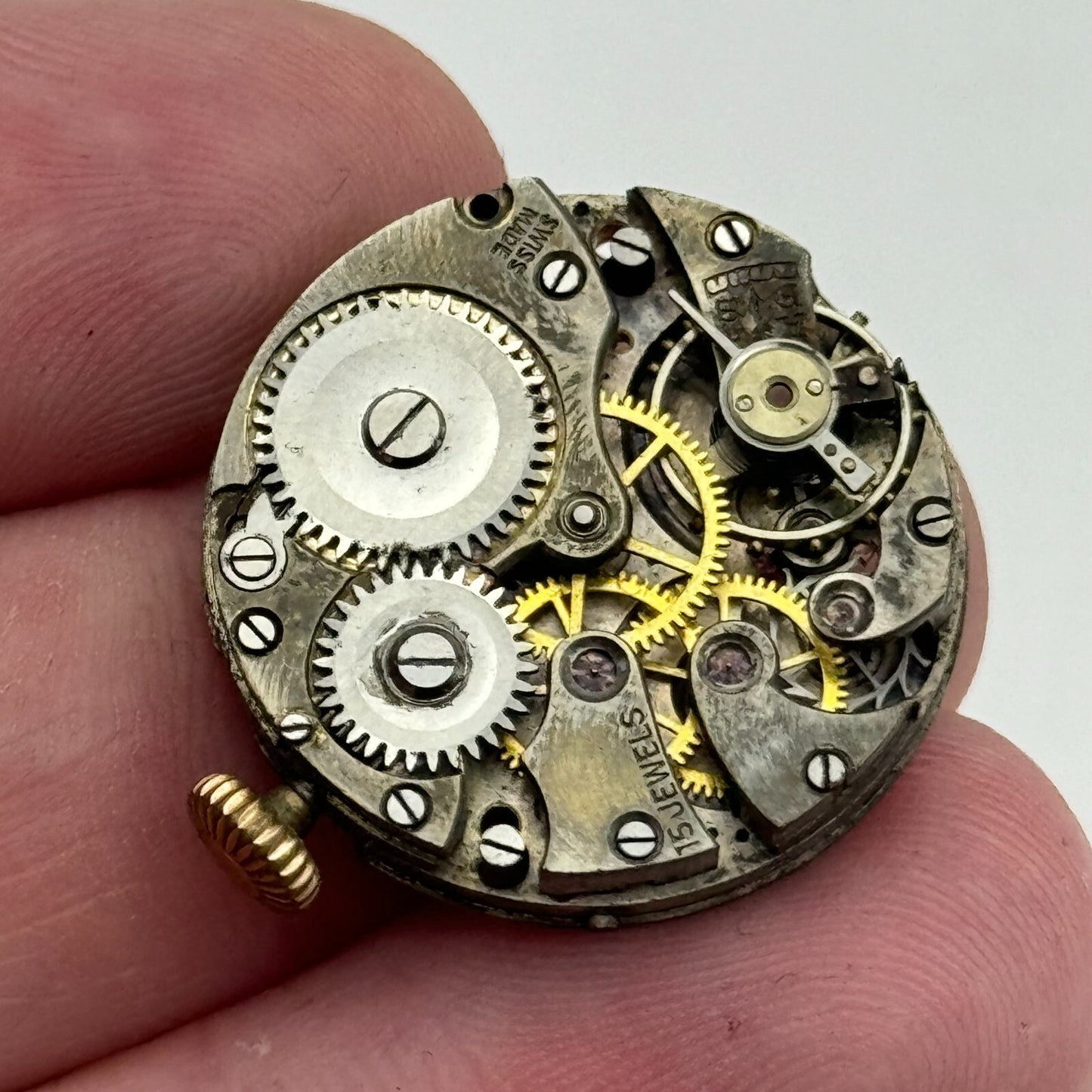 23.5mm AS A Schild Balance Intact Trench Watch Movement Manual Wind Swiss PARTS
