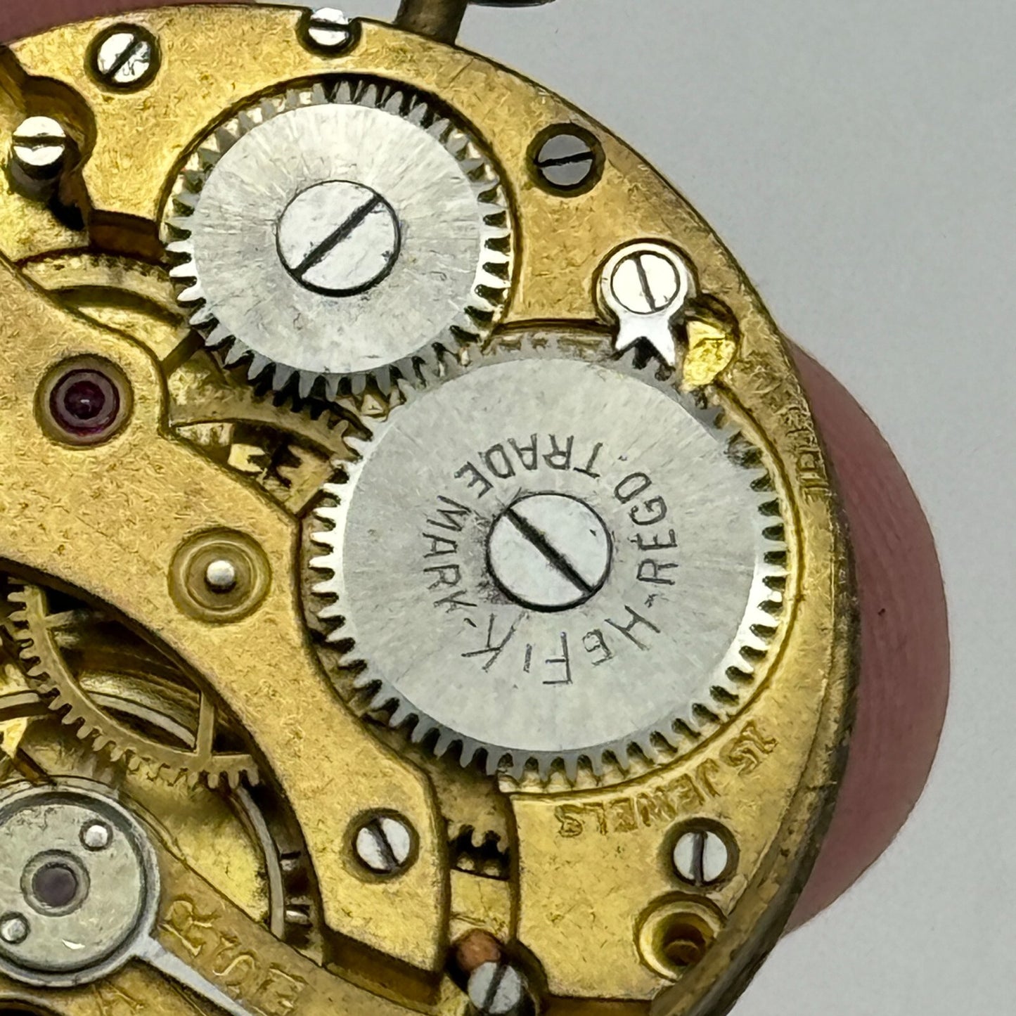 27mm Men's Hefik Non Magnetic Trench Watch Movement Manual Wind Swiss PARTS