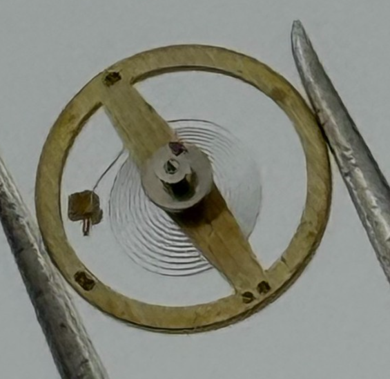 Cattin C.64 Balance Complete a pl. Renata 1550 M Watch Movement Parts Vintage