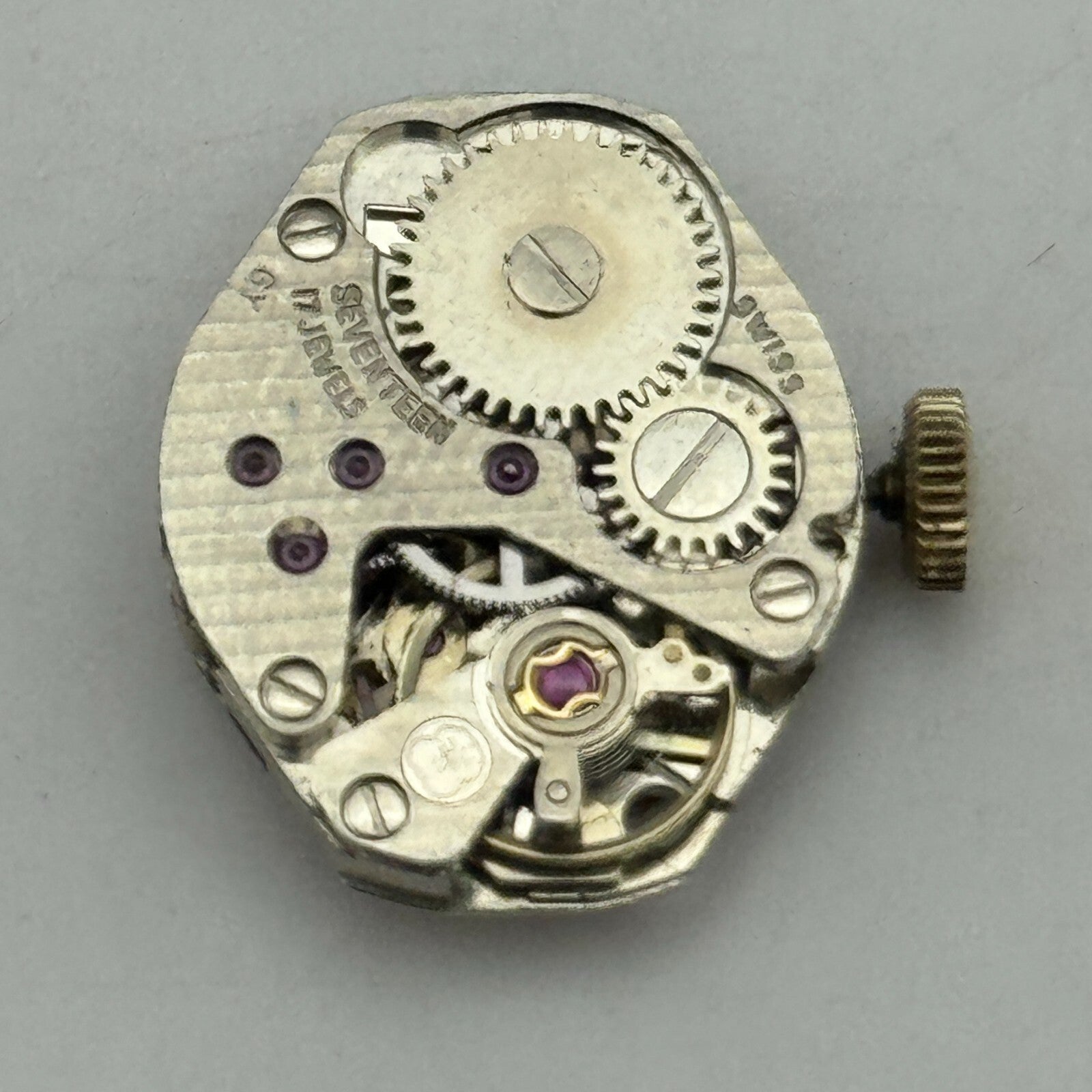 15mm Ladies Avia FHF 69N Manual Wind Watch Movement Swiss Vintage PARTS SPARES