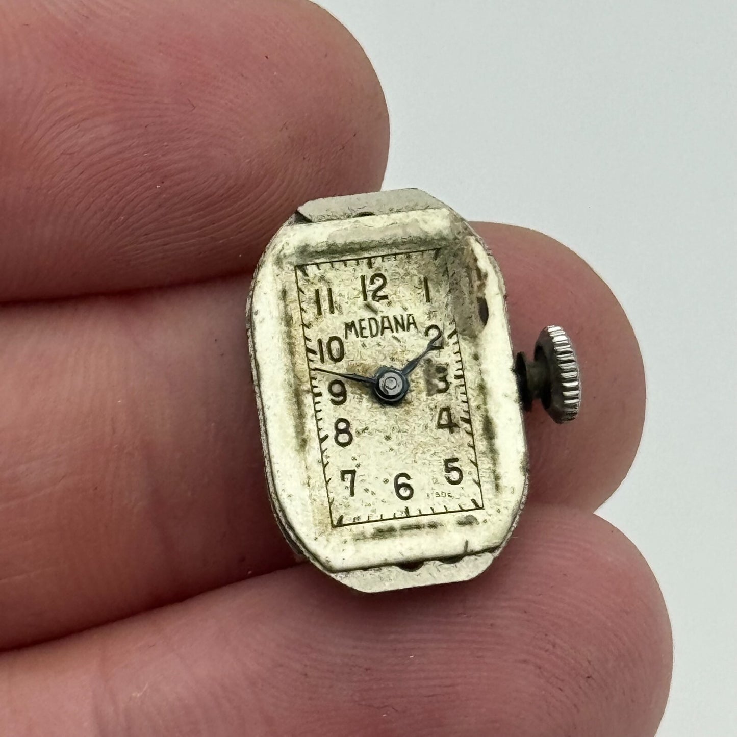 12.8mm Balance Ok Medana 8275 Manual Wind 7 Jewel Swiss Watch Movement PARTS