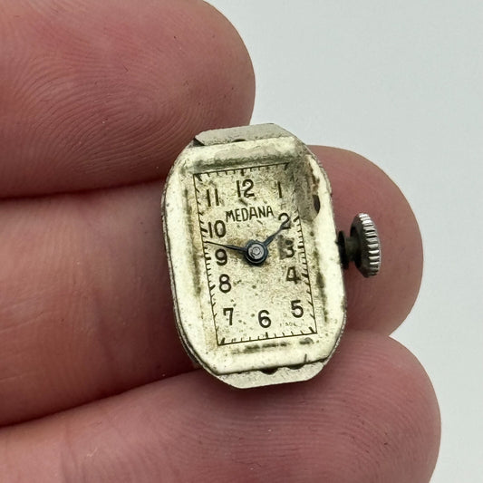 12.8mm Balance Ok Medana 8275 Manual Wind 7 Jewel Swiss Watch Movement PARTS