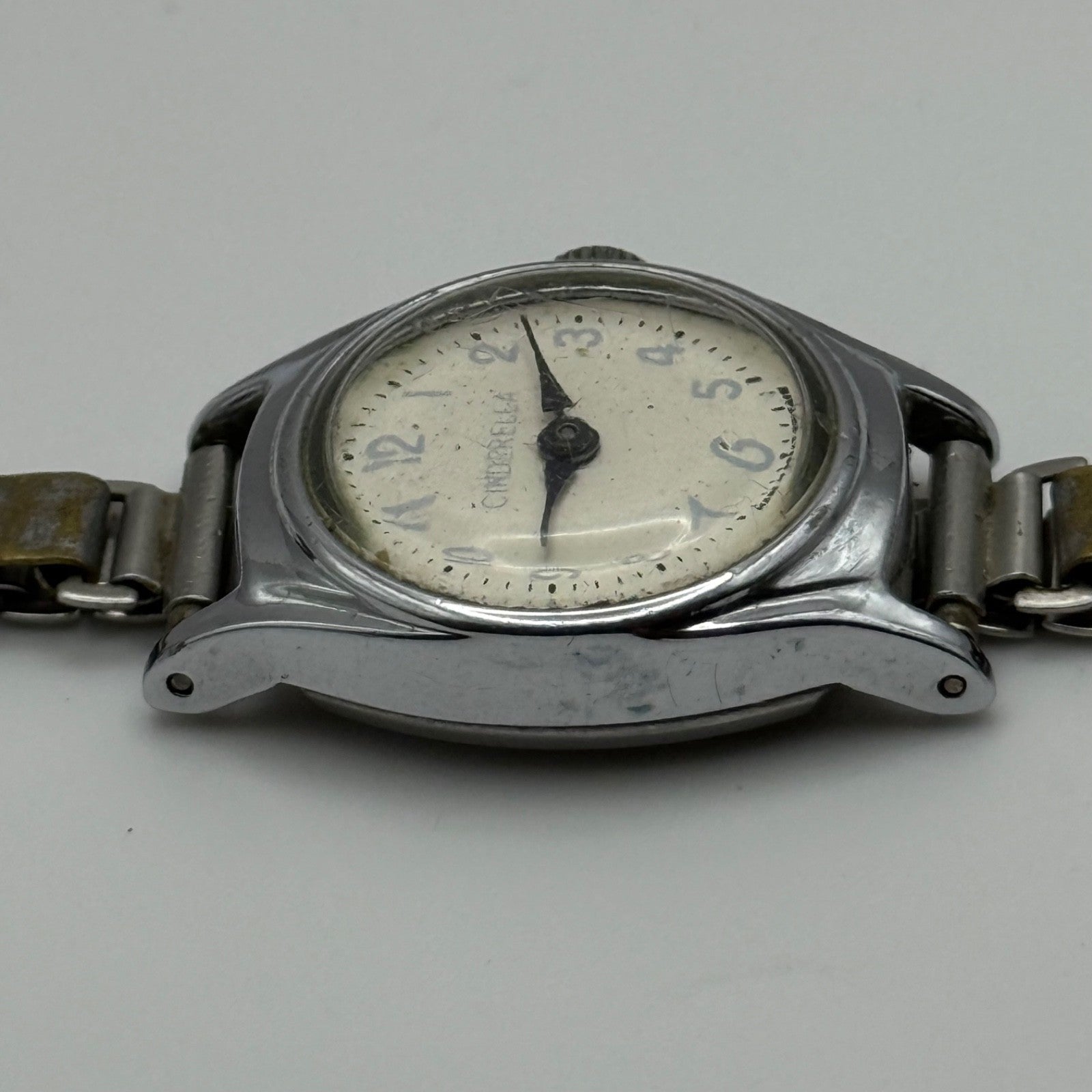 23mm Vintage Timex Cinderella Bonklip Bracelet Manual Wind Watch PARTS / REPAIR