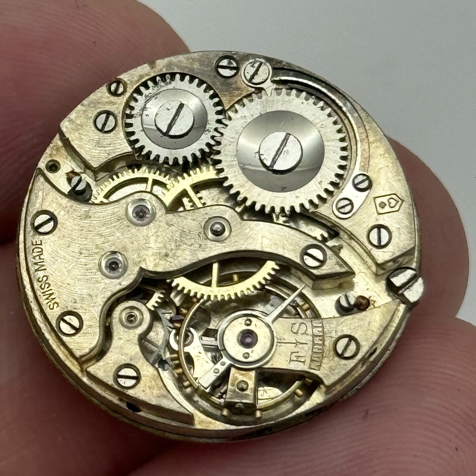 25mm Good Balance Swiss Trench Watch Movement Manual Wind PARTS SPARES