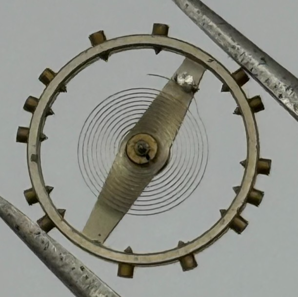 AS 984 Balance Wheel Complete And Spring 10 1/2''' 30 M Watch Movement Parts NOS