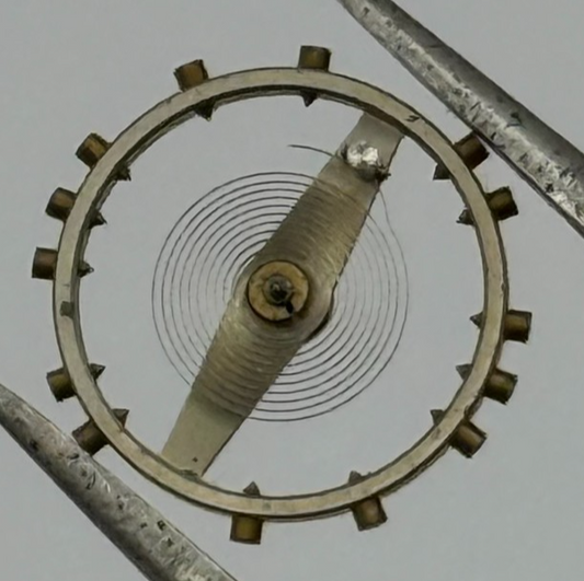 AS 984 Balance Wheel Complete And Spring 10 1/2''' 30 M Watch Movement Parts NOS