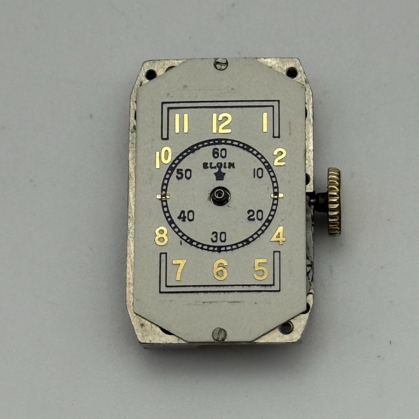 Running 1938 Vintage 18/0s Elgin 522 Model 1 American Watch Movement FOR PARTS