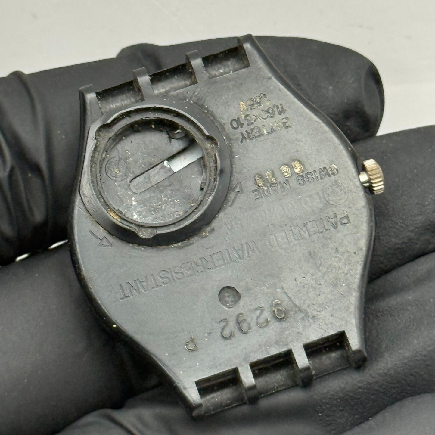 33mm Vintage 1989 Swatch GB125 Figueras Watch UNTESTED PARTS REPAIR